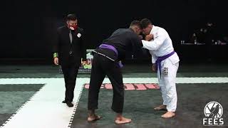 Jiu Jitsu  Luta pegada dos faixas roxas  Campeonato Internacional Cbjje [upl. by Scrivens]