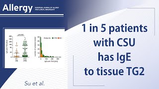 One in five patients with chronic spontaneous urticaria has IgE to tissue transglutaminase 2 [upl. by Quint]