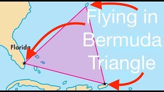 FLYING in BERMUDA TRIANGLE in FLIGHT SIMULATOR [upl. by Nevs]