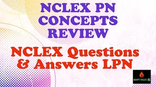 NCLEX Questions and Answers with Rationale  NCLEX Concepts LPN  ADAPT NCLEX Review [upl. by Grizel922]