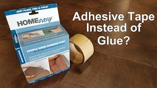 How To Tape Instead Of Glue Down A Vinyl Floor [upl. by Esined202]