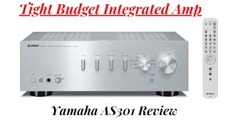 Yamaha AS301 Integrated Amplifier Review  Solid budget buy [upl. by Yllek]