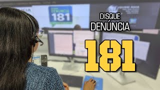 DENÚNCIA ANÔNIMA Conheça o DisqueDenúncia 181 e saiba como fazer a sua denúncia [upl. by Keheley38]