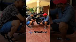 Why use CHAIN LUBE bigbearbangalore motorcyclelife chainlube silkolene drivechain [upl. by Eseuqram]