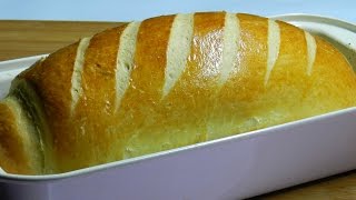 EASY MILK LOAF BREAD  Homemade White Bread Recipe  Ninik Becker [upl. by Reppep]