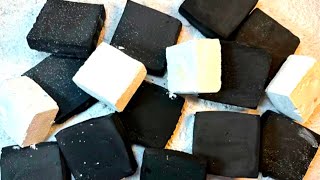 🖤Dusty Black and White Squares Reforms  Crunchy  ASMR  Satisfying byASMRgymchalkIndonesia🖤 [upl. by Shirleen]