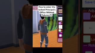 How to enter the locked Principals office without Zabuton  SAKURA School Simulator Shorts ￼ [upl. by Felicle]