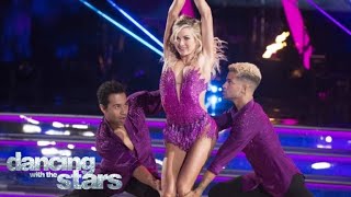 Jordan Fisher and Lindsay Arnold Salsa Trio wCorbin Bleu Week 8  Dancing With The Stars [upl. by Dorsman148]