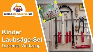 Laubsäge Set für Kinder von Pebaro I Kleine Handwerker [upl. by Ihsorih]