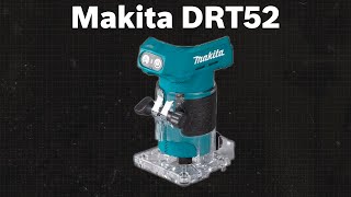 AkkuKantenfräse Makita DRT52 DRT52Z  TEST  Deutsch [upl. by Hanni]