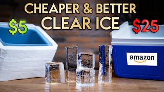 Clear Ice Cubes In a Small Freezer  Is it possible [upl. by Ramad901]