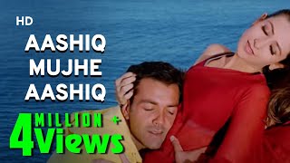 Aashiq Mujhe Aashiq Song  Aashiq 2001 Song  Karisma Kapoor  Bobby Deol  2000s Best Song [upl. by Socher877]