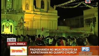 Black Nazarene devotees troop to Quiapo Church [upl. by Hendrika]