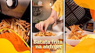 BATATA FRITA SEQUINHA E CROCANTE NA AIRFRYER [upl. by Ennoryt823]