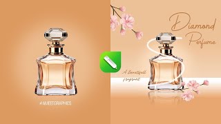 Perfume bottle manipulation design posterdesign manipulation manipulationedit bannerdesign [upl. by Adnalue551]