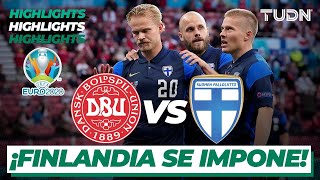 Highlights  Dinamarca vs Finlandia  UEFA Euro 2020  Grupo BJ1  TUDN [upl. by Yup]