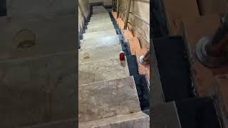 Glass Bottles Crushed  Glass Rolling Down on Stairs glassbottle breakingglass satisfying asmr [upl. by Nitsud]