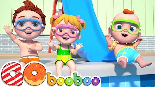 Swimming Song  Lets go Swimming  GoBooBoo Nursery Rhymes amp Kindergarten Songs [upl. by Carpenter639]