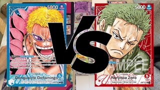 Op08 Doffy vs R Zoro R2  One Piece TCG Gameplay [upl. by Refinney]