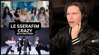 DANCER REACTS TO LE SSERAFIM 르세라핌 CRAZY MV amp STUDIO CHOOM ORIGINAL [upl. by Mishaan]