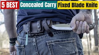 Best Concealed Carry Fixed Blade Knife in 2024 Updated [upl. by Atnuahsal]