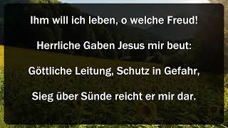 Seligstes Wissen Jesus ist mein von Heinrich Rickers und Phoebe Knapp mit Text [upl. by Hewe]