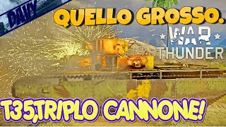 1 CARRO CON 3 CANNONII SOLITI SOVIETICIT35 IN AZIONE war thunder gameplay ita [upl. by Leahcimed]