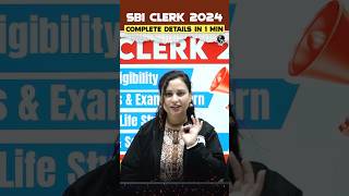 SBI Clerk 2024 Notification  Complete Details in 1 min sbiclerk2024 sbiclerk bankingwallah [upl. by Tania]