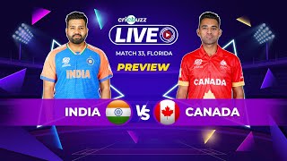 T20 World Cup  India v Canada Preview [upl. by Dreeda]