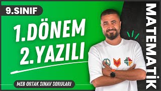 9Sınıf 1Dönem 2Yazılı Soruları  MEB Ortak Sınav Soruları  9Sınıf Matematik  Rehber Matematik [upl. by Oriel134]