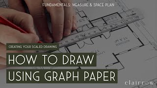 How to Create a Scaled Drawing on Graph Paper  Hand Draw Your Room Like an Interior Designer [upl. by Arte]