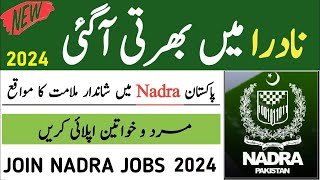 Nadra Jobs 2024  Nadra Pakistan Jobs 2024 [upl. by Iadrahc675]