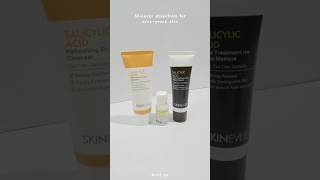 🌿 skinever essentials for acneprone skin ✨ [upl. by Rehpotsyrk620]