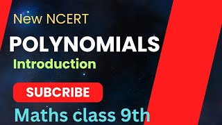 Polynomials  class 9 maths polynomials introduction  new ncert [upl. by Ragouzis]