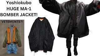 One of the Biggest Jackets Ever Made Yoshiokubo x Midwest MA1 Bomber Jacket [upl. by Rubbico]