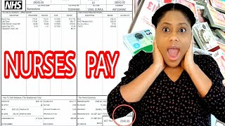 NHS Nurse Pay explained  What I get Paid As A Top Band 6 NHS Nurse [upl. by Llarret109]