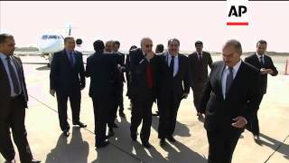 UN Syria envoy Lakhdar Brahimi arrives in Iraq meets foreign minister [upl. by Htennaj296]