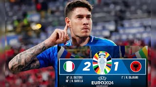 Italy Vs Albania  EURO 2024 Highlights [upl. by Eicnarf]