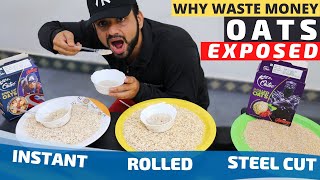 Oats Exposed  Steel Cut Oats vs Rolled Oats vs Instant Oats  Difference  PROTM  TM Fitness [upl. by Otrevlig]