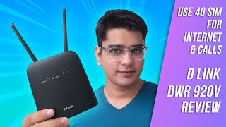 DLink DWR 920V N300 4G LTE Router Review Speed Test Range Test [upl. by Fawcette]