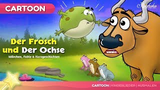 Der Frosch und der Ochse Märchen für Kinder 🐸 amp 🐮  Gutenachtgeschichte für kinder [upl. by Reggie]