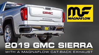 SOUND CLIP 2019  2021 GMC Sierra  Chevrolet Silverado 1500 MagnaFlow CatBack Exhaust System [upl. by Lovel819]