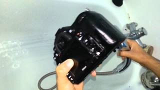 Nikon D7000 waterproof test [upl. by Atelra]