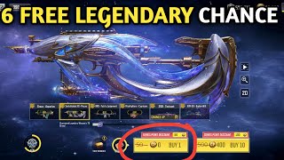 6 Free legendary chance in 1 draw  New Zodiac series armory CODM [upl. by Stilu]