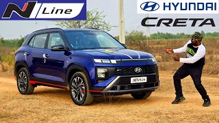 Hyundai Creta N Line First Drive Review  First on YouTube [upl. by Odicalp]