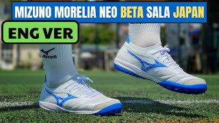 ENGONFEET REVIEW Mizuno’s New Outsole  Morelia Neo 4 Pro amp Neo Beta Sala Japan [upl. by Revolc]