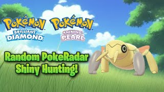 PokeRadar Shiny Hunting In Pokemon Brilliant Diamond and Shining Pearl shorts [upl. by Nilad]