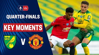 Norwich City vs Manchester United  Key Moments  QuarterFinals  Emirates FA Cup 1920 [upl. by Klute]