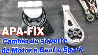 Cambio de Soportes de Motor a Beat o Spark [upl. by Epotimet]