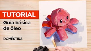 TUTORIAL pintura al ÓLEO Guía básica para principiantes  Alai Ganuza  Domestika [upl. by Nollid]